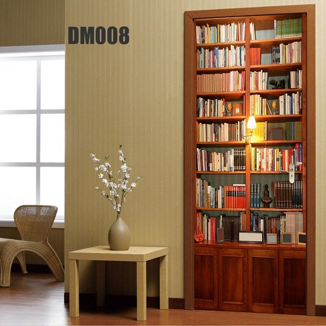 3D Forest Wall Mural Art Door Sticker