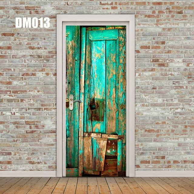 3D Forest Wall Mural Art Door Sticker