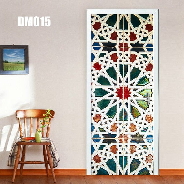 3D Forest Wall Mural Art Door Sticker