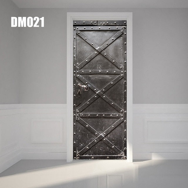 3D Forest Wall Mural Art Door Sticker