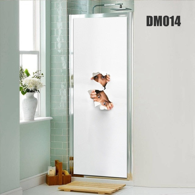 3D Forest Wall Mural Art Door Sticker