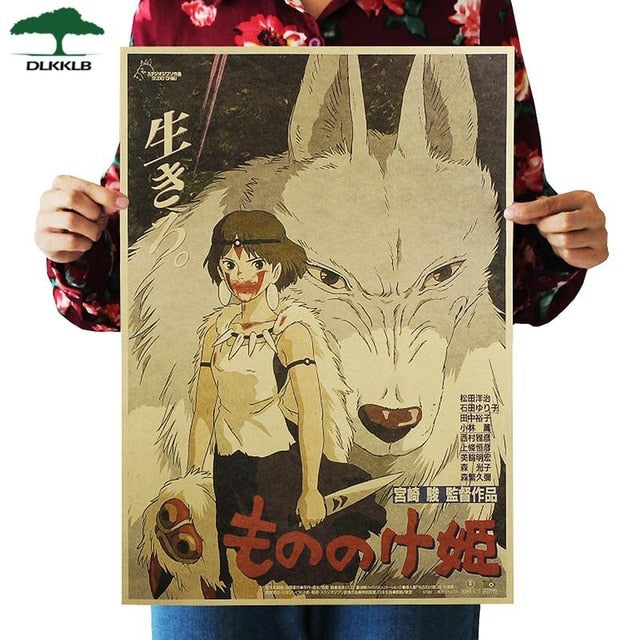 Hayao Anime Movie Poster Set