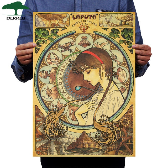 Hayao Anime Movie Poster Set