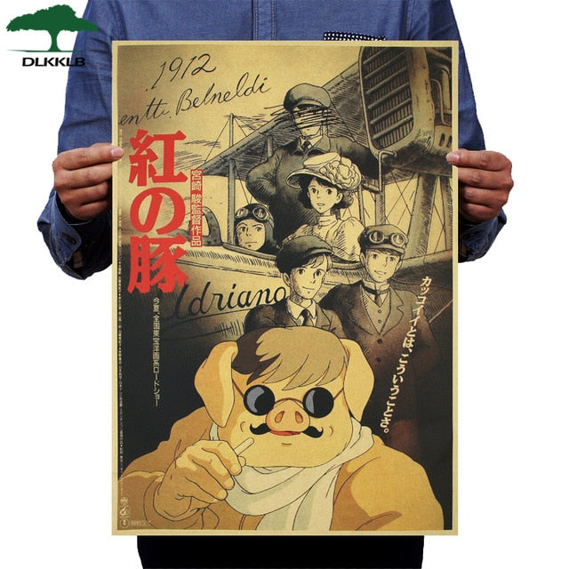 Hayao Anime Movie Poster Set