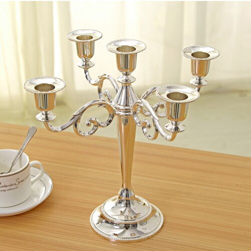 Gold & Bronze Metal Candle Holder