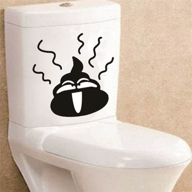 Funny Smile Bathroom & Toilet Wall Stickers