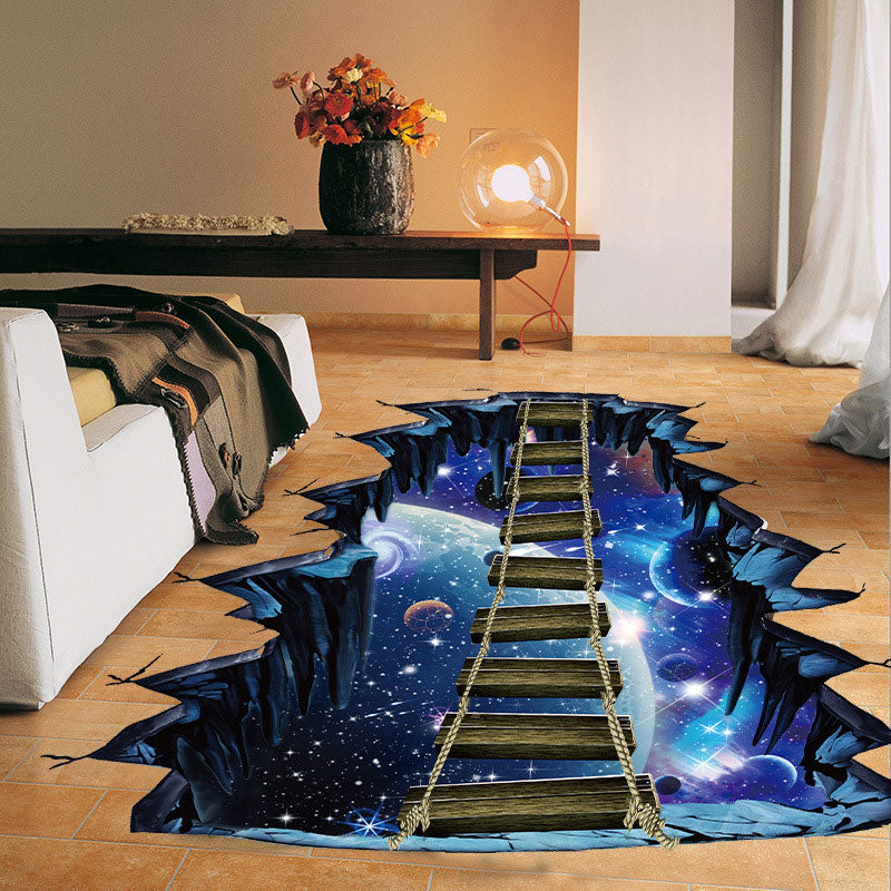 Large 3D Galaxy Star Cosmic Space Wall Sticker
