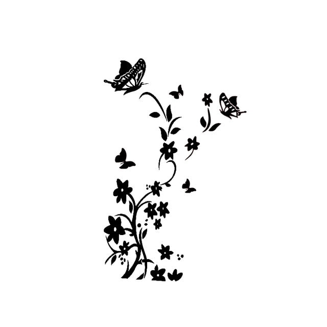 DIY Butterflies Fridge Sticker