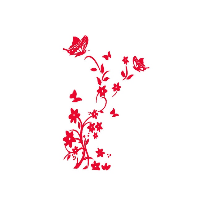 DIY Butterflies Fridge Sticker