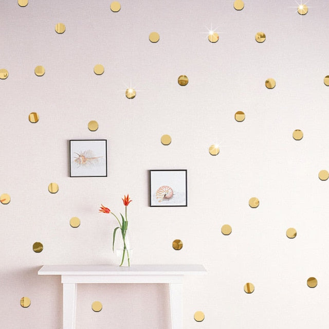 50Pcs/Set DIY Acrylic Decorative Mirror
