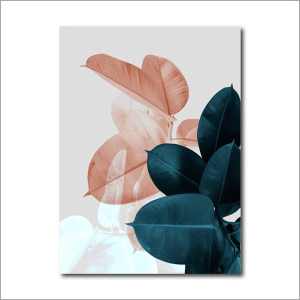 Floral Nordic Poster Wall Posters For Living Room