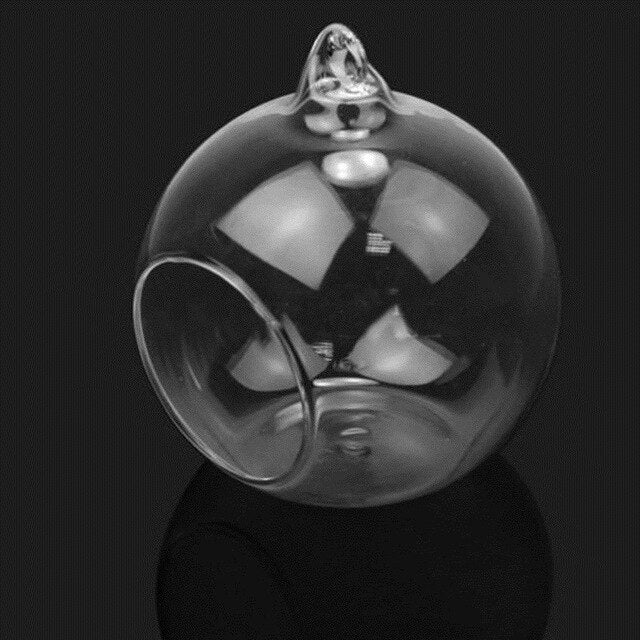 Crystal Glass Hanging Candle Holder