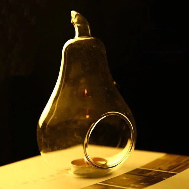 Crystal Glass Hanging Candle Holder