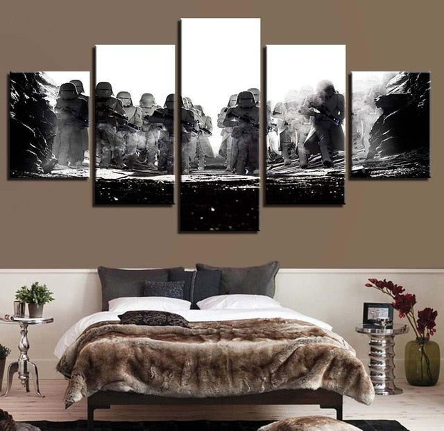 Modern Bedside Background Decor Artwork Poster