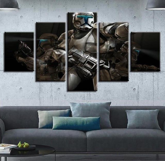 Modern Bedside Background Decor Artwork Poster