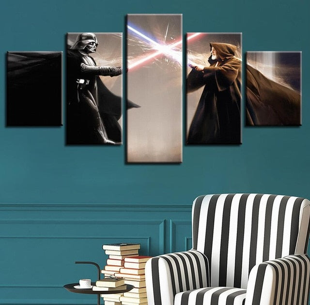 Modern Bedside Background Decor Artwork Poster