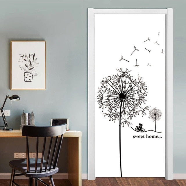 3D Beautiful Landscape Adhesive Door Stickers