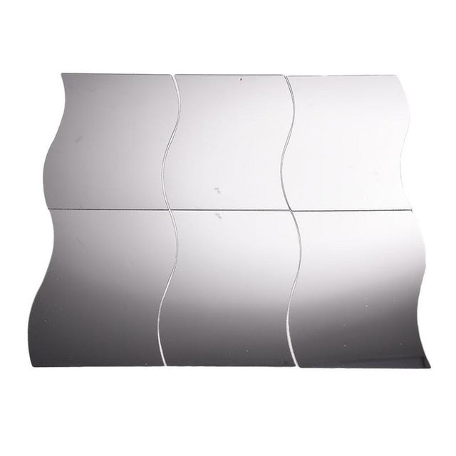 3D DIY Wall Mirror Decal Removable Stickers
