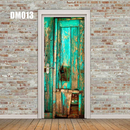 3D Forest Wall Mural Art Door Sticker