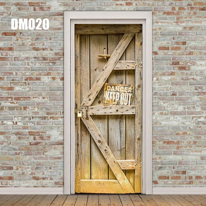 3D Forest Wall Mural Art Door Sticker