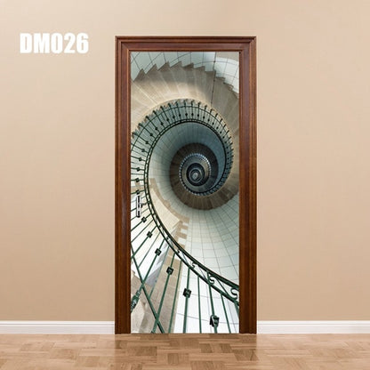 3D Forest Wall Mural Art Door Sticker