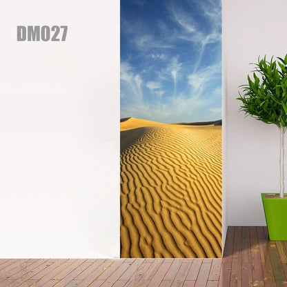 3D Forest Wall Mural Art Door Sticker