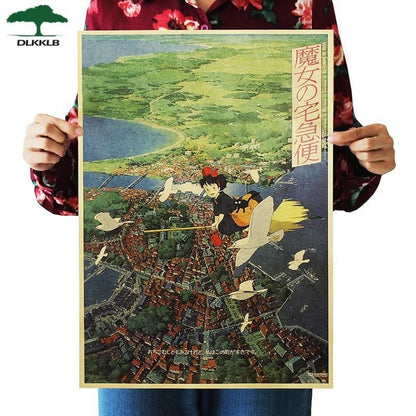 Hayao Anime Movie Poster Set