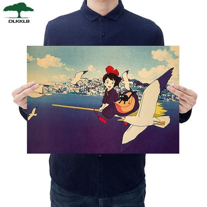Hayao Anime Movie Poster Set