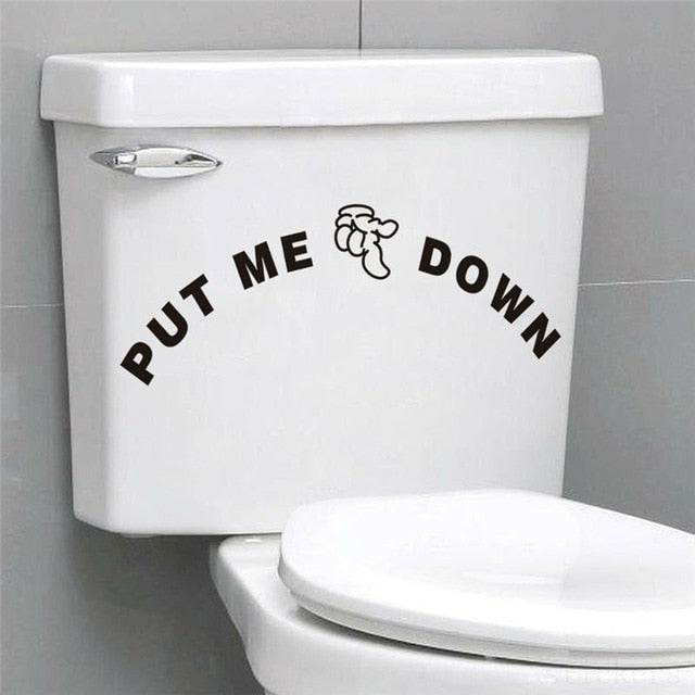 Funny Smile Bathroom & Toilet Wall Stickers
