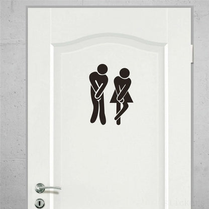 Funny Smile Bathroom & Toilet Wall Stickers