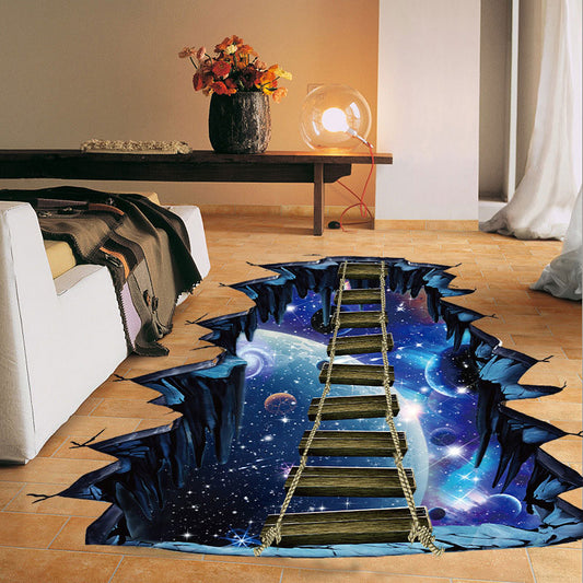 Large 3D Galaxy Star Cosmic Space Wall Sticker