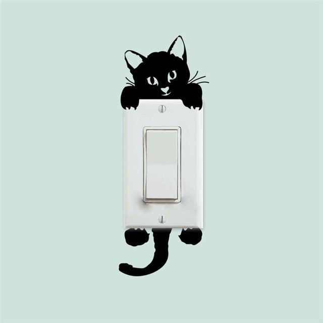 3D Smashed Switch Wall Stickers