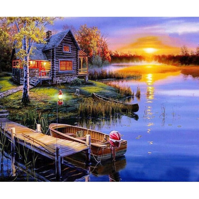 Landscape Framed Pictures Wall Art