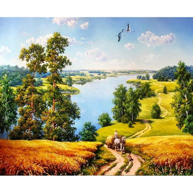 Landscape Framed Pictures Wall Art