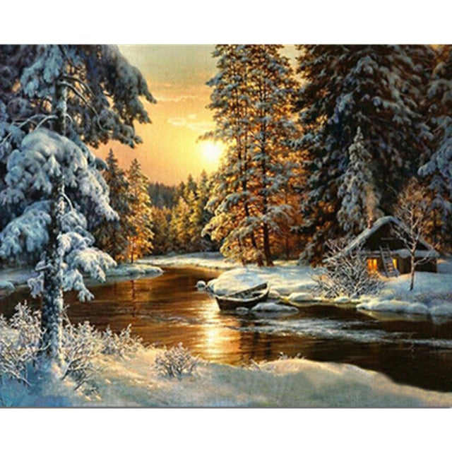 Landscape Framed Pictures Wall Art