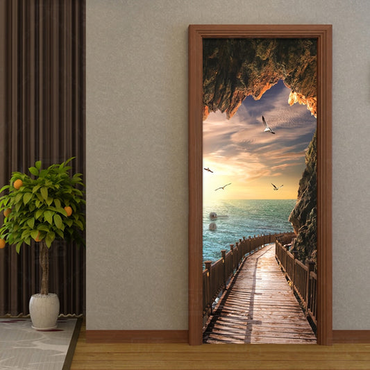 Self-Adhesive Waterproof Door Sticker