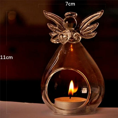 Crystal Glass Hanging Candle Holder