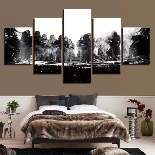 Modern Bedside Background Decor Artwork Poster