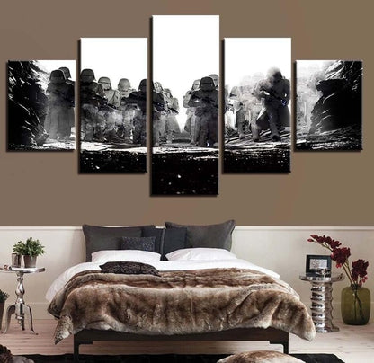 Modern Bedside Background Decor Artwork Poster