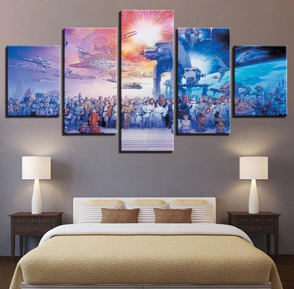 Modern Bedside Background Decor Artwork Poster