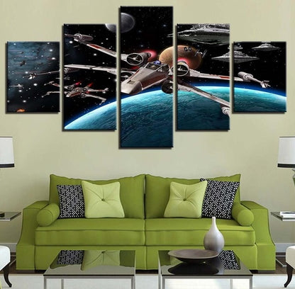 Modern Bedside Background Decor Artwork Poster