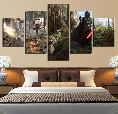 Modern Bedside Background Decor Artwork Poster