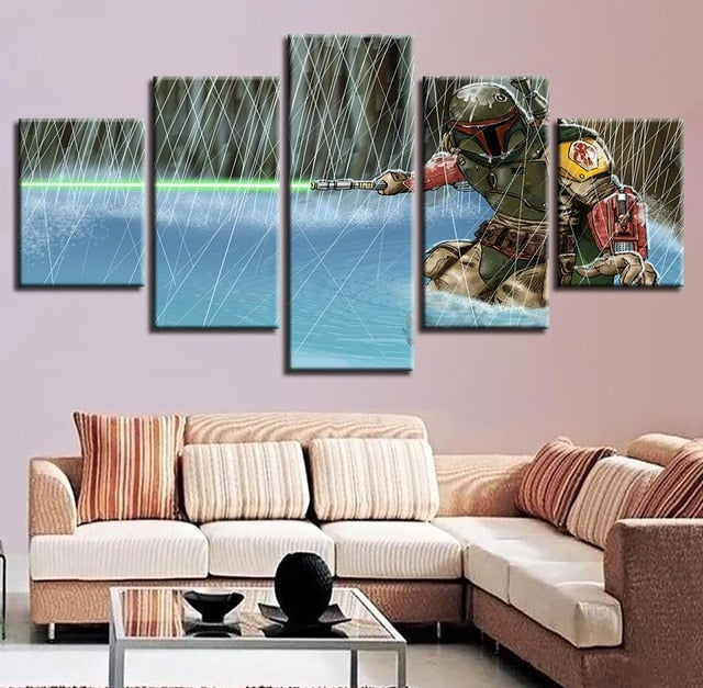 Modern Bedside Background Decor Artwork Poster
