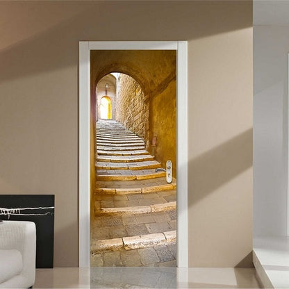 3D Beautiful Landscape Adhesive Door Stickers