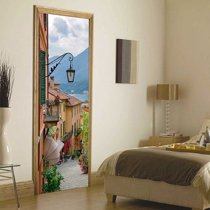 3D Beautiful Landscape Adhesive Door Stickers