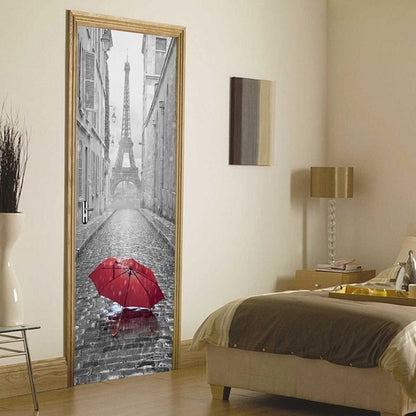 3D Beautiful Landscape Adhesive Door Stickers