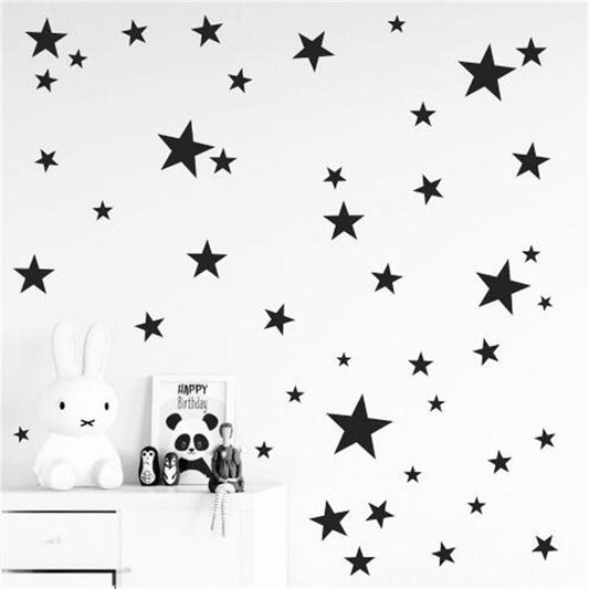 45/24pcs Cartoon Starry Wall Stickers For Kids Rooms